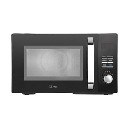 Midea MAC23XF -mikroaaltouuni, 23L, 800W, Kiertoilma ja grilli, Musta