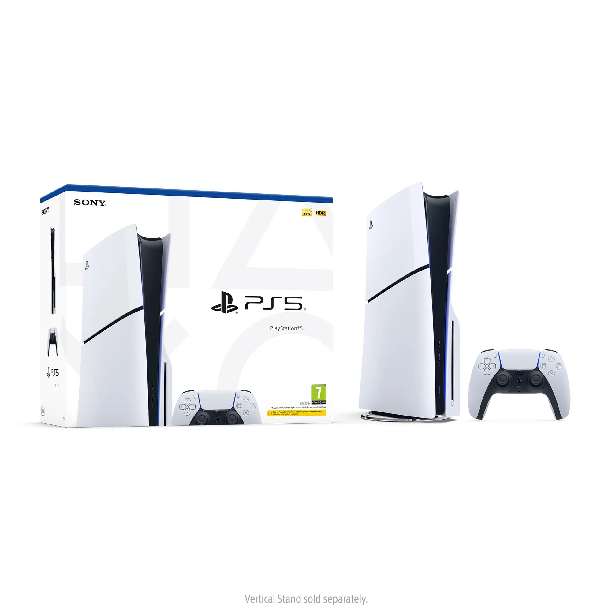 Sony PlayStation 5 Slim 1 Tt SSD -pelikonsoli, valkoinen