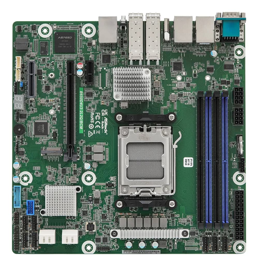 ASRock Rack B650D4U3-2L2Q/BCM AM5 mATX -emolevy