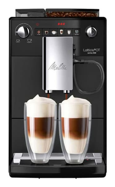 Melitta Series 600 F300-100 Latticia OT -espressokeitin, täysautomaattinen, musta