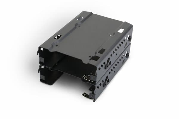 PHANTEKS PH-HDDKT_03 HDD/SSD-kiinnike, 2,5" / 3,5", pinottava, 2 kpl, musta