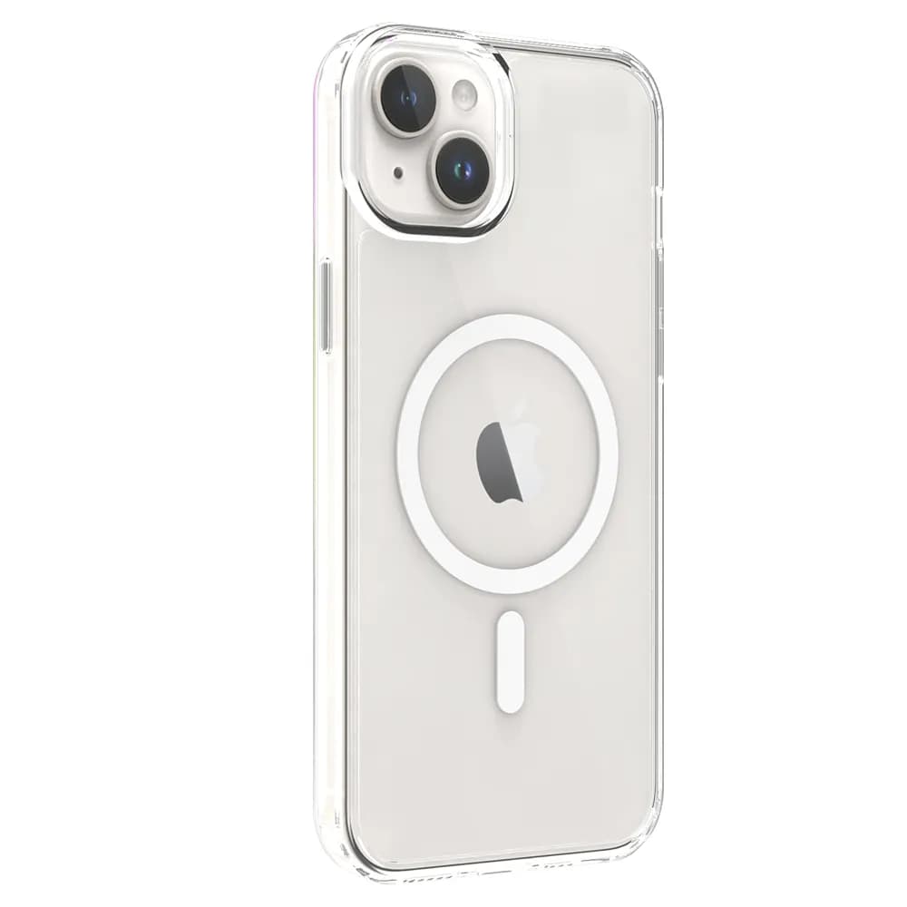 Screenor Bumper MagSafe, iPhone 15 Plus -suojakuori, Läpinäkyvä