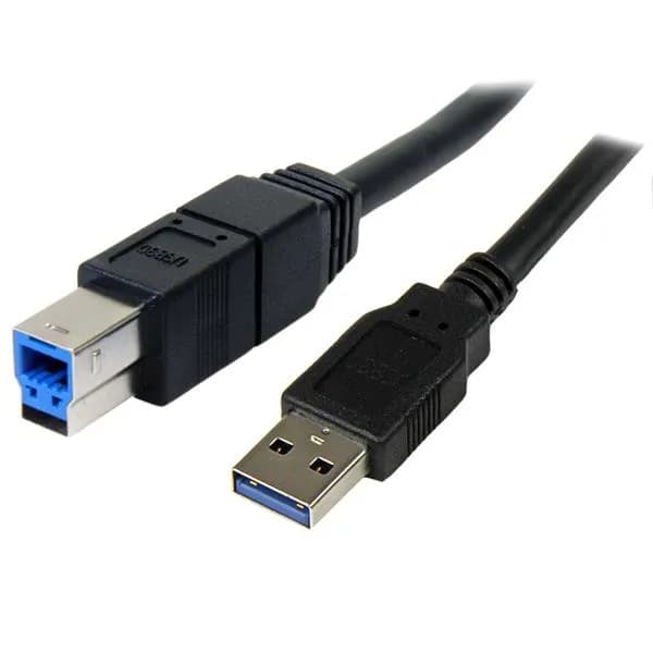 StarTech USB 3.0 USB-A – USB-B -kaapeli, 3 m, musta