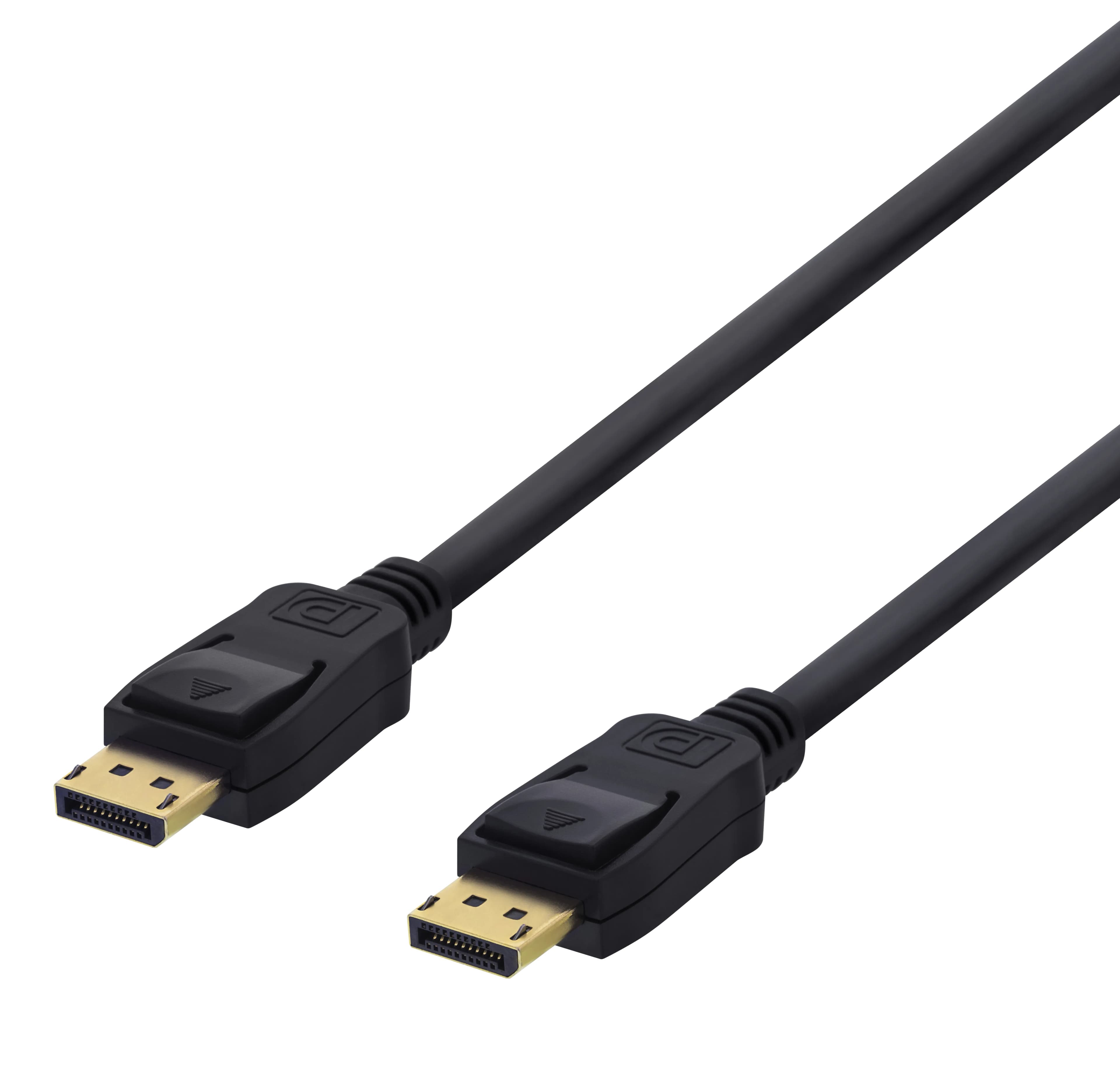 Deltaco DisplayPort 1.2 -kaapeli, jossa 240 Hz, 5 m, musta