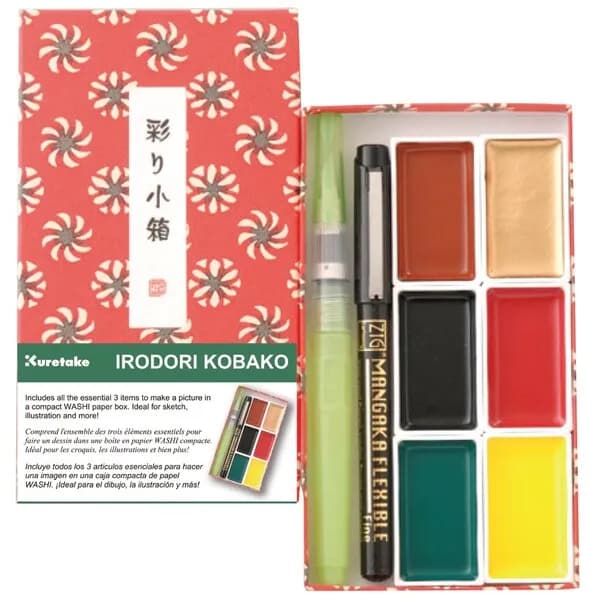 Kuretake IRODORI KOBAKO Red