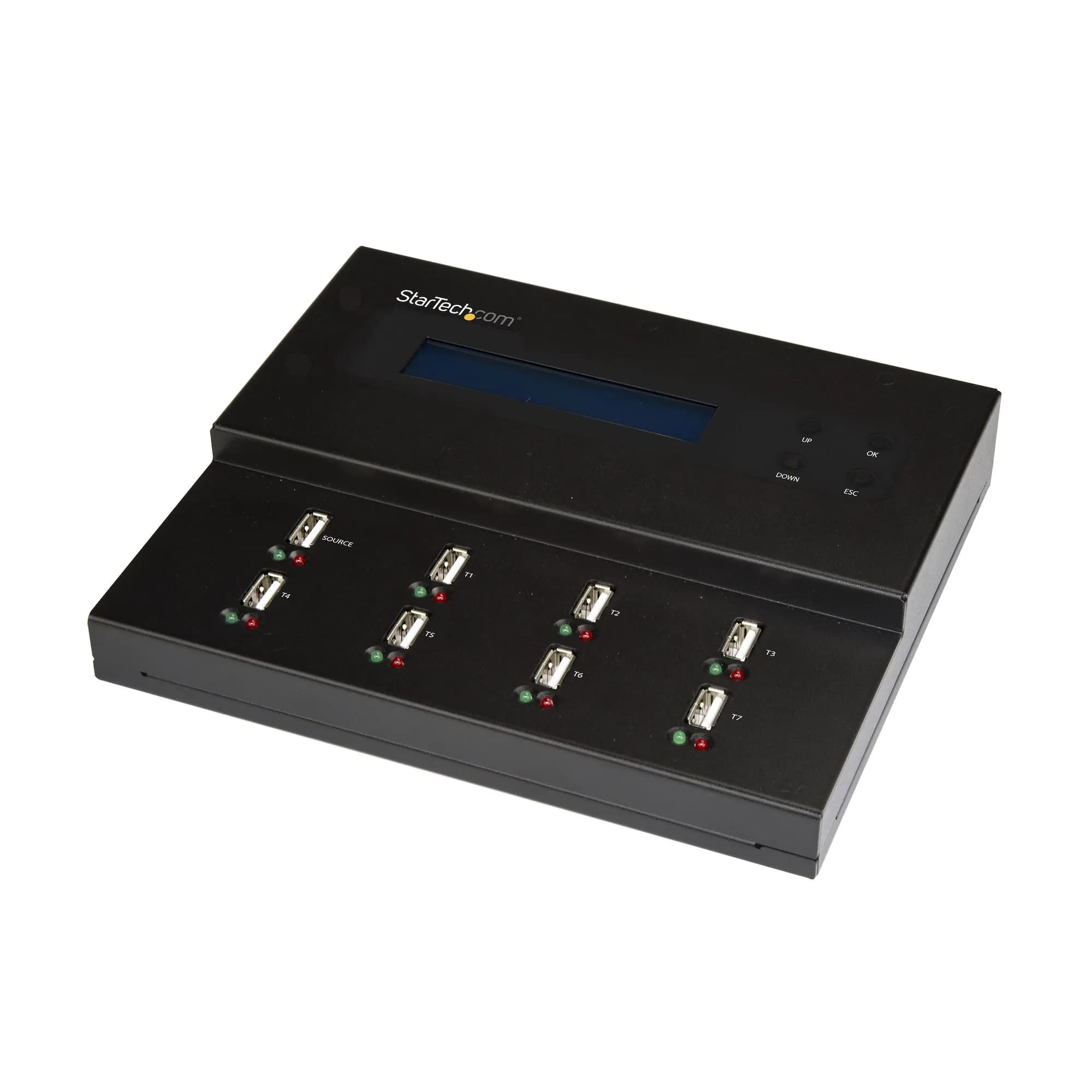 StarTech USBDUPE17 2 Tt -USB-muistitikkujen kopioija ja tyhjentäjä, musta