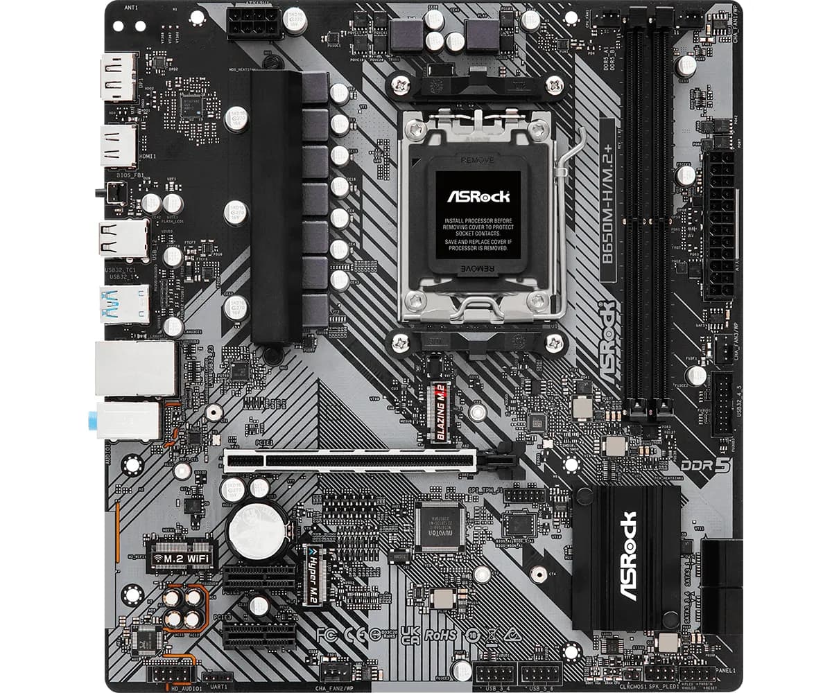 ASRock B650M-H/M.2+ AM5 mATX -emolevy