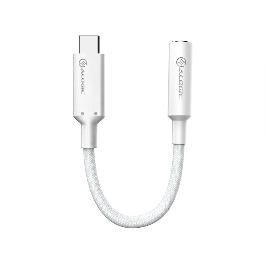 ALOGIC Elements PRO 10cm USB-C to 3.5mm Audio Adapter