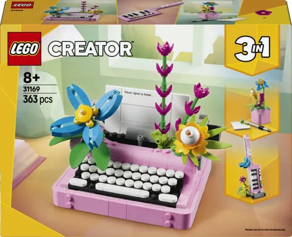 LEGO Creator Kirjoituskone ja kukat 31169