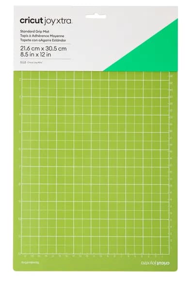 Cricut Joy Xtra Standard Grip Leikkausmatto 21,5 cm x 30,50 cm, Vaaleanvihreä