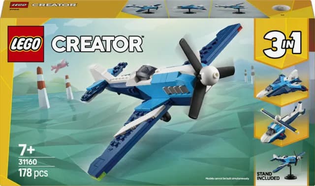 LEGO Creator 3-in-1 Ilma-alus: Kilpalentokone 31160