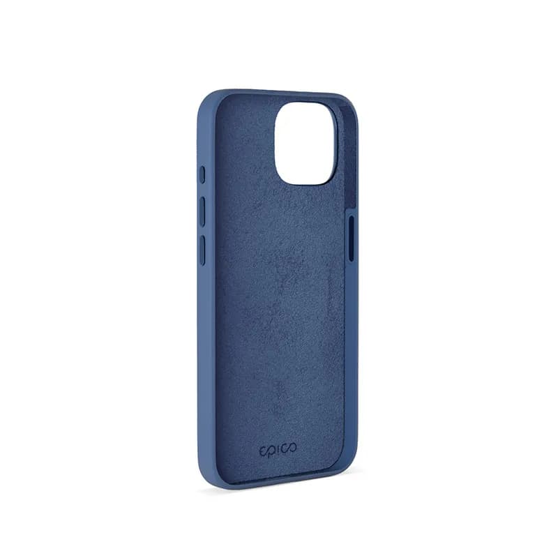 Epico Mag+ Leather Case, iPhone 15 -suojakuori, Sininen
