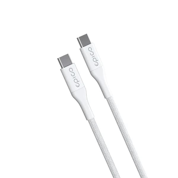 Epico 30W GaN -laturipaketti 1.2m USB-C kaapelilla - valkoinen