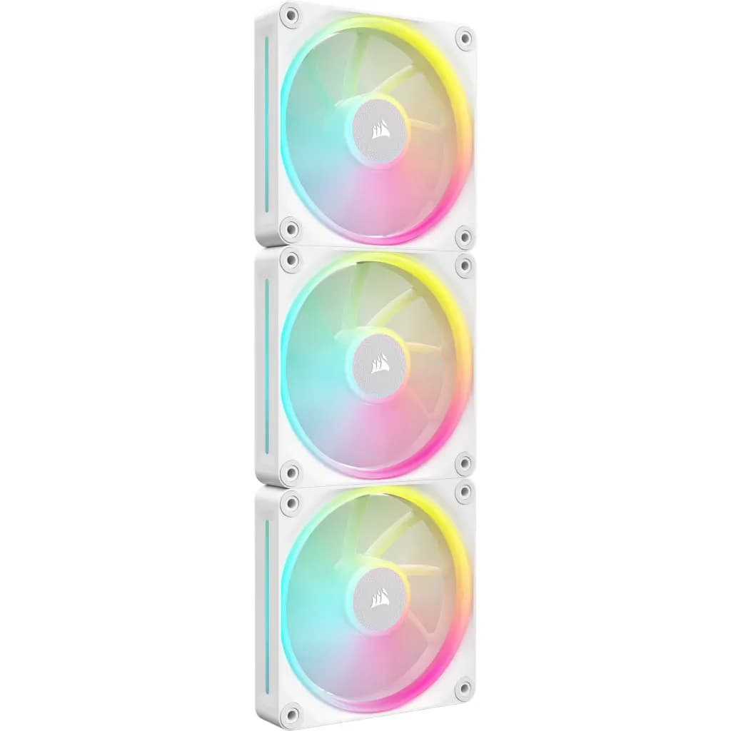 Corsair iCUE LINK LX120 RGB 120 mm PWM -kotelotuuletin - Valkoinen (3-pack)