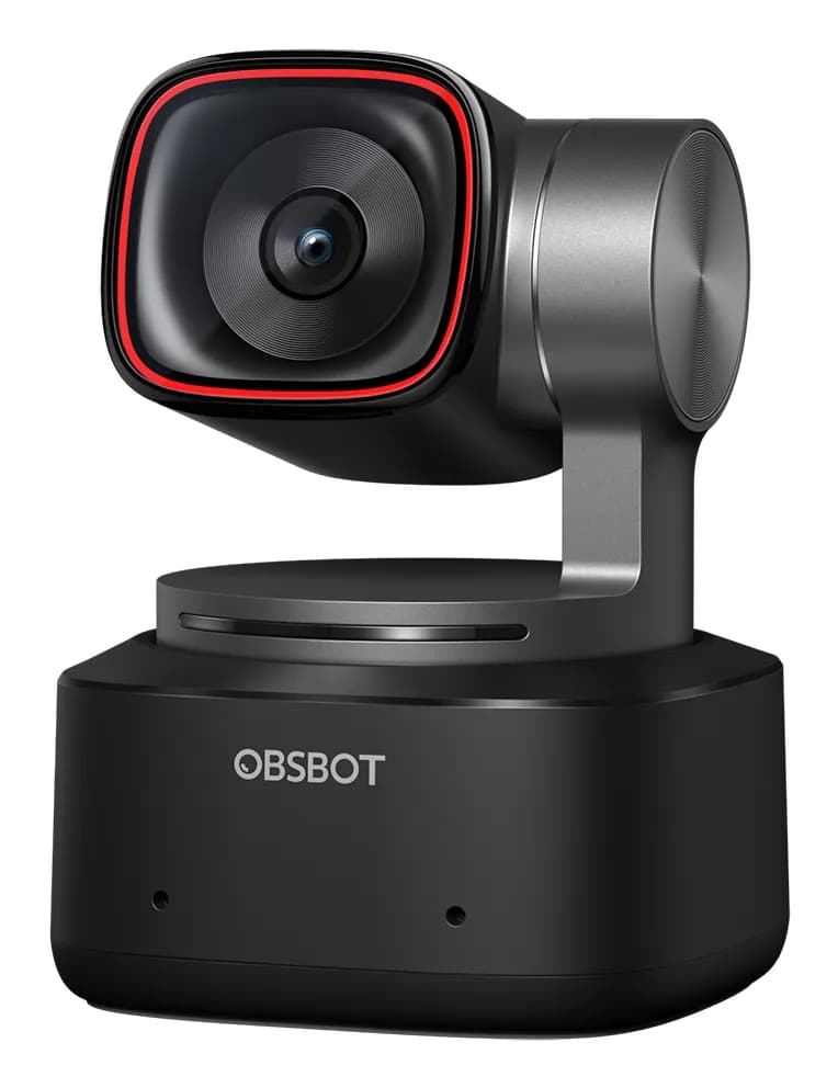 OBSBOT Tiny 2 4K UHD, AI-seuranta, HDR, 60fps -ptz-konferenssikamera, musta