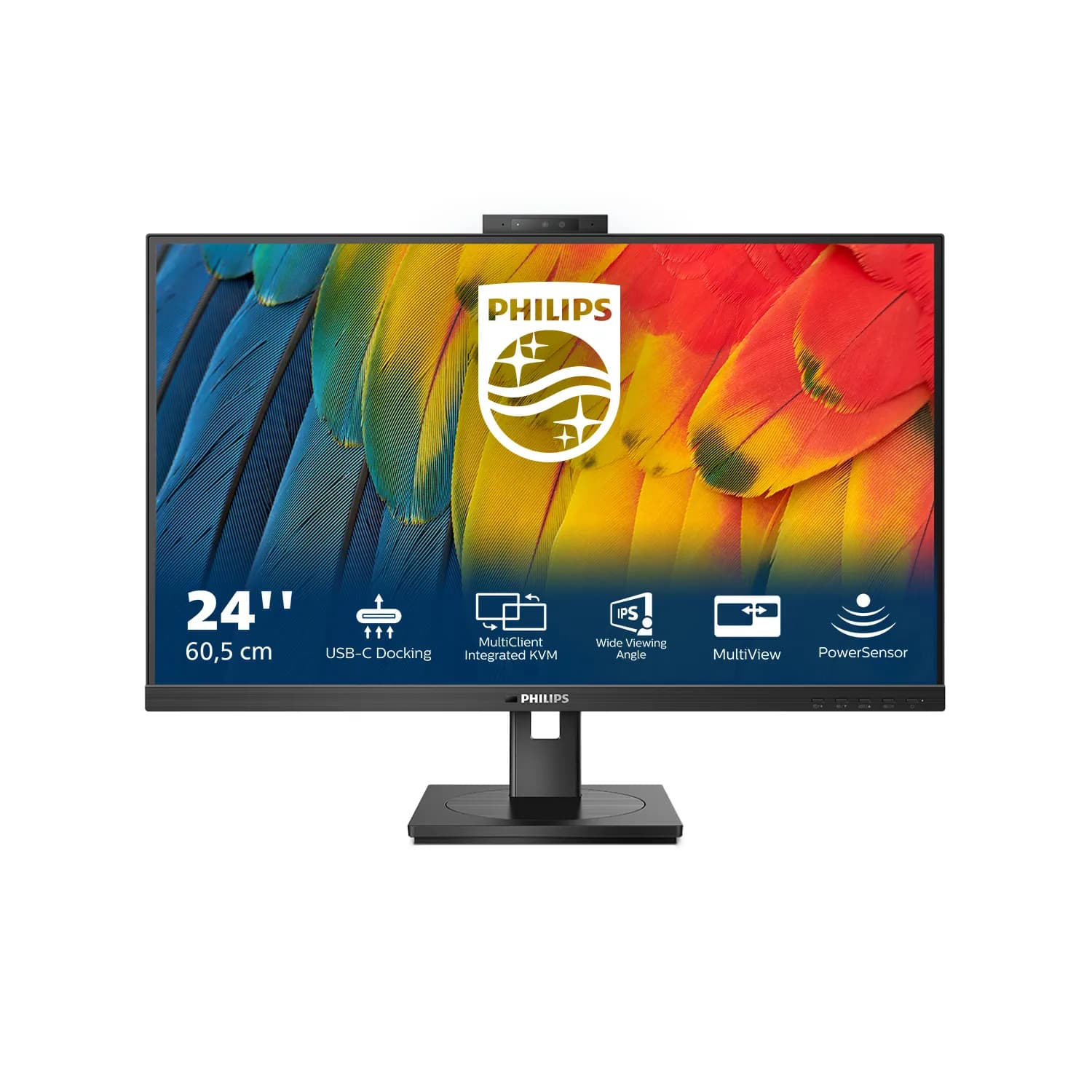 Philips 24B1U5301H 23.8" Full HD, IPS -näyttö, USB-C hub