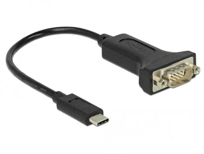 Delock Adapter USB Type-C > 1 x Serial DB9 RS-232