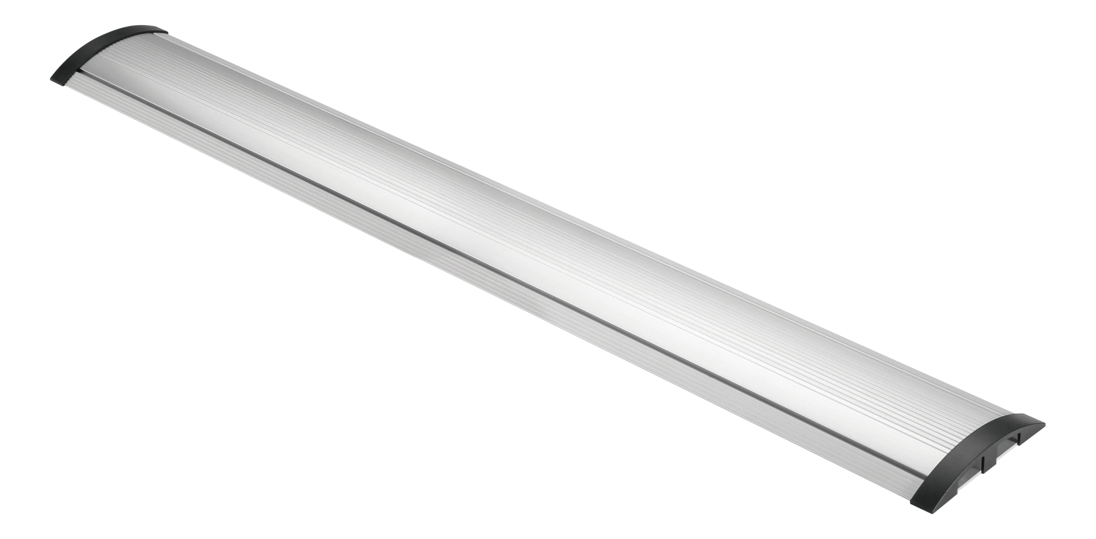 DELTACO OFFICE Kabellist i aluminium, 1104 x 139 mm, silver