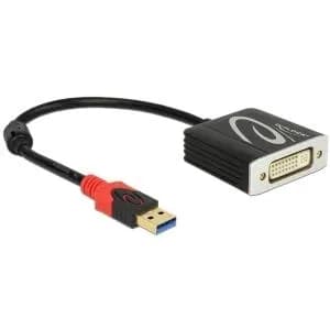 Adapter USB 3.0 Type-A male>DVI-I 24+5 female