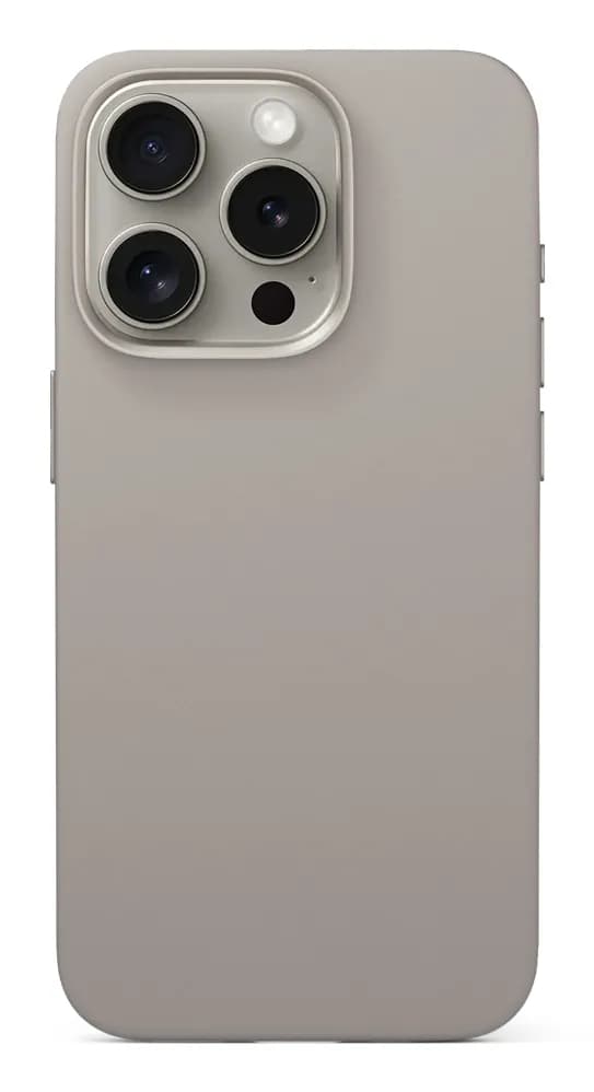 Epico Mag+ Silicone Case Pro, iPhone 16 Plus -suojakuori, Titanium Beige