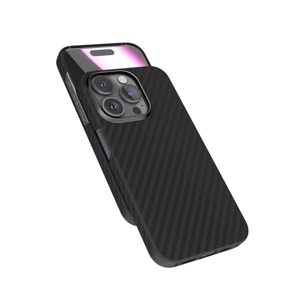 Epico Mag+ Carbon Case iPhone 16 Pro Max -puhelimelle - musta