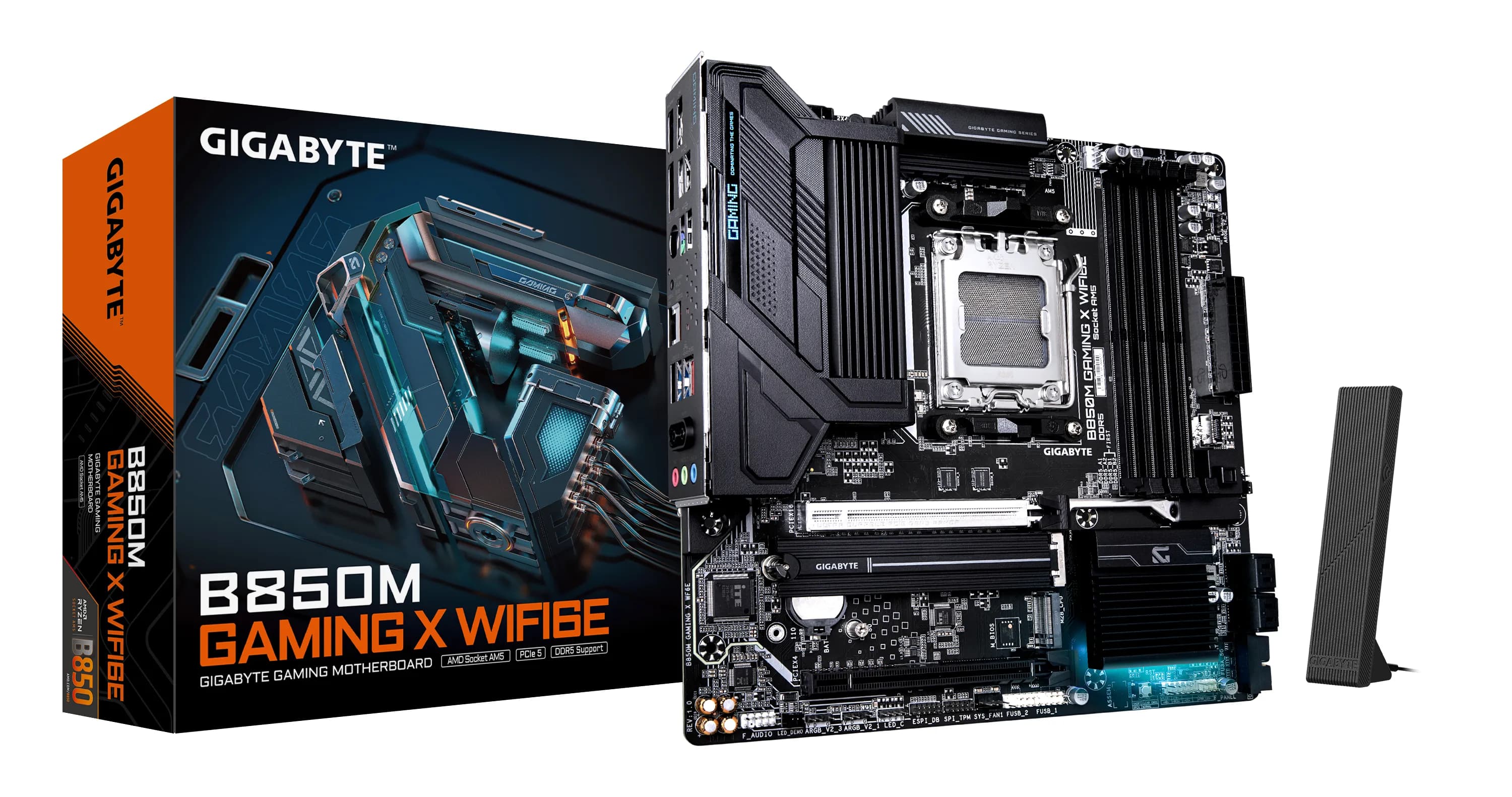 Gigabyte B850M GAMING X WF6E WiFi 6E AM5 mATX -emolevy