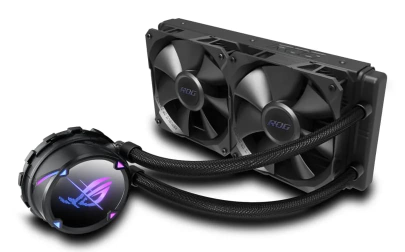 Asus ROG Strix LC II 240mm ARGB -nestejäähdytin, musta