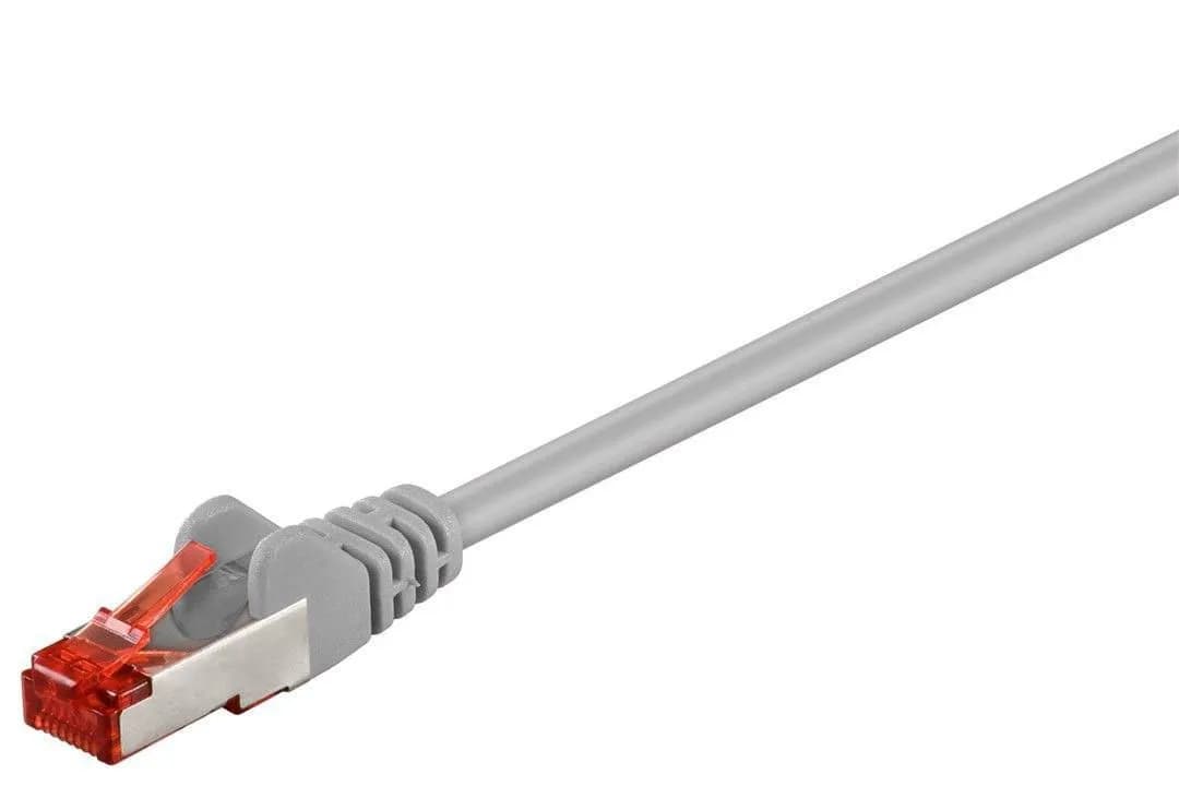 MicroConnect Cat6 S/FTP RJ45 0.15m -verkkokaapeli, harmaa