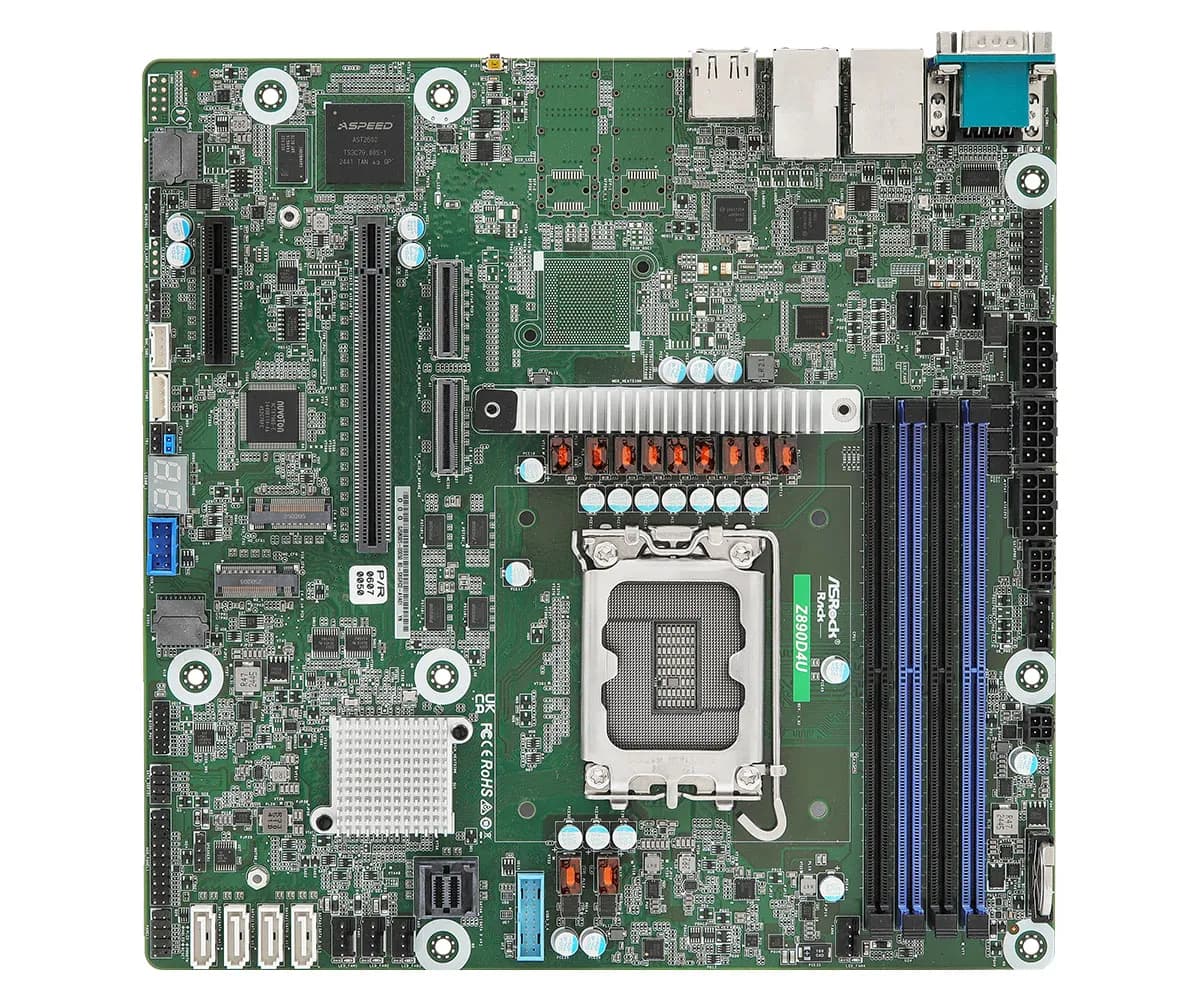 ASRock Z890D4U LGA1851 mATX -emolevy