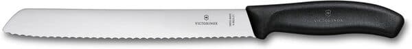 Victorinox Fibrox Leipäveitsi 21 cm Musta