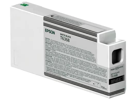 Epson UltraChrome HDR C13T63680N -mustekasetti, 700 ml, mattamusta