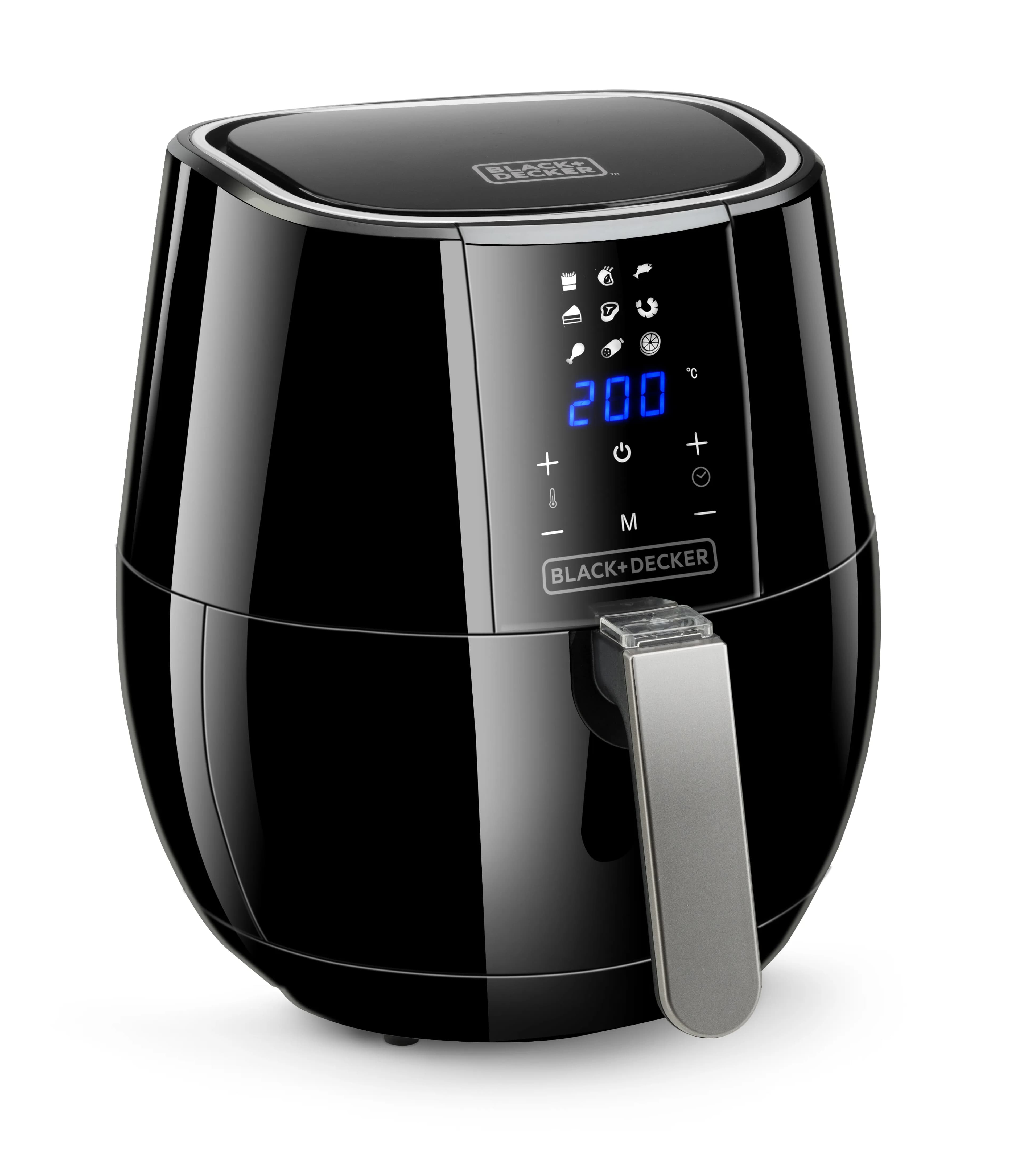 BLACK+DECKER ES9730020B, 3,5 l, 0,8 kg, 1500 W, airfryer, musta