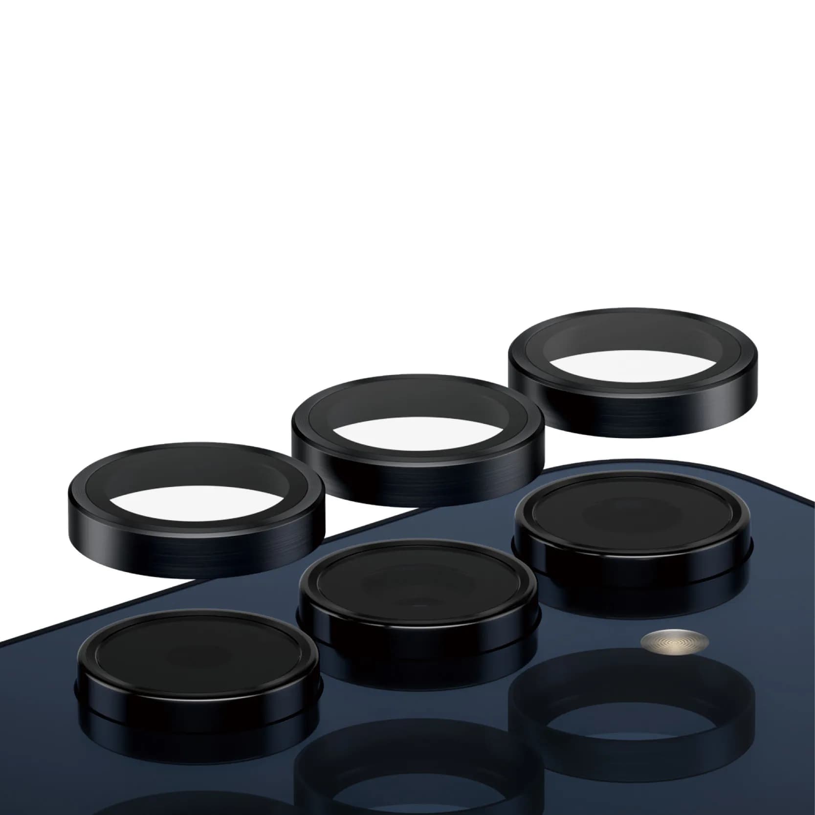 PanzerGlass Hoops Galaxy A55 5G -kameran linssinsuoja, Black