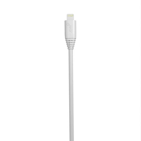 GEAR USB-A – Lightning -kaapeli, 2 m, valkoinen