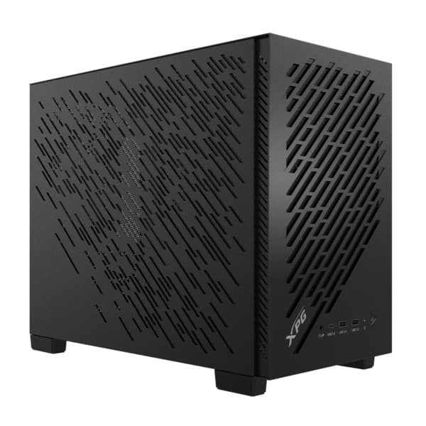 XPG VALOR AIR NANO -miditornikotelo RGB-valaistuksella, musta