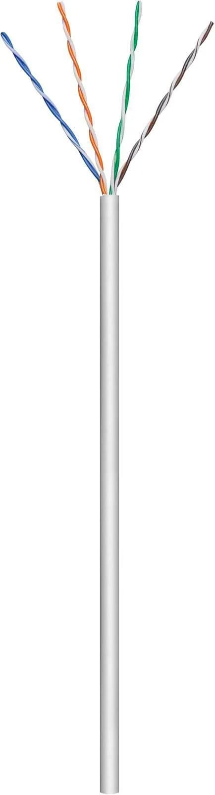 MicroConnect Cat5e UTP 305m -verkkokaapeli, harmaa