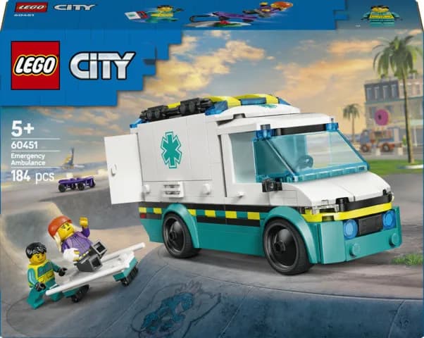 LEGO City Ambulanssi hälytysajoihin 60451