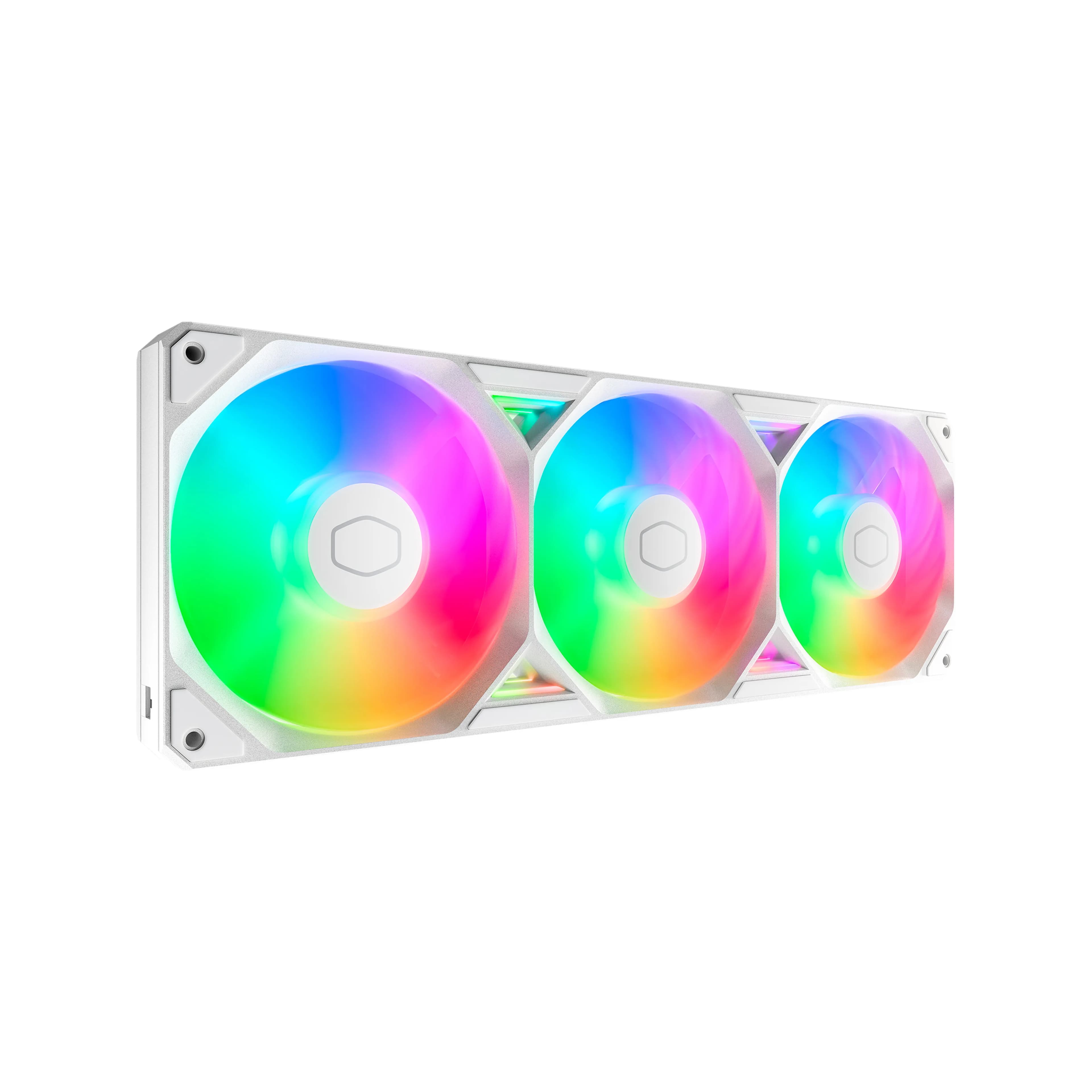 Cooler Master SickleFlow Edge 360 ARGB -kotelotuuletin, valkoinen, 3 kpl, 120 mm
