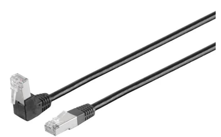 MicroConnect Cat6 UTP RJ45 0.5m -verkkokaapeli, musta