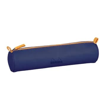 Rhodiarama round pencil case midnight