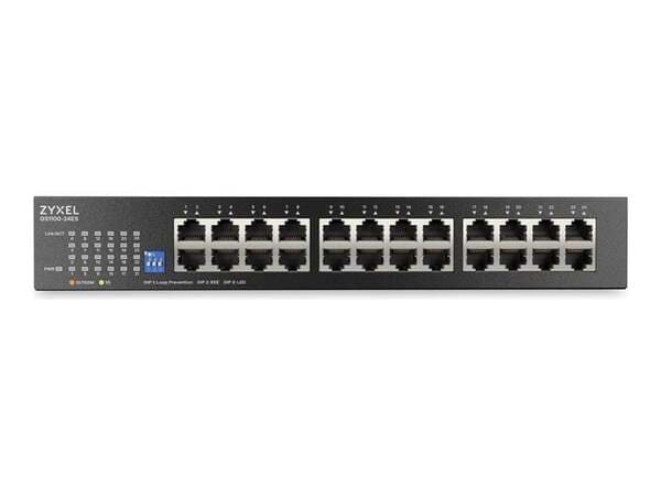Zyxel GS1100-24ES - 24-porttinen hallitsematon Gigabit-kytkin