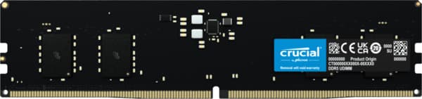 Crucial UDIMM 16 Gt (1 x 16 Gt) DDR5 5600 MHz, CL46 -muisti