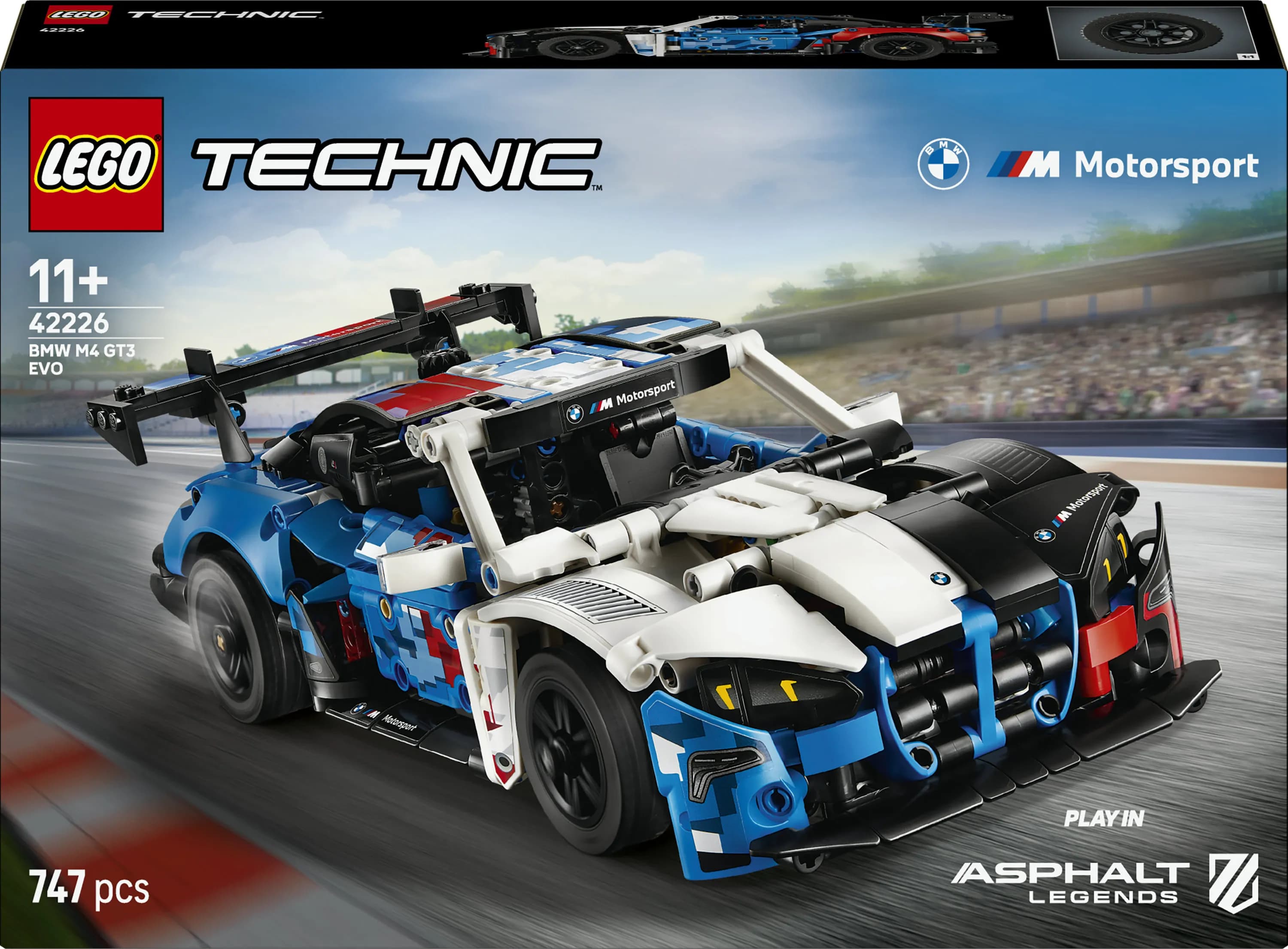LEGO Technic BMW M4 GT3 EVO Kilpa-auto 42226