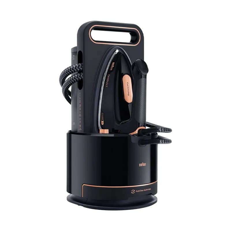 Braun CareStyle 9 IS 9090 BK -höyrysilityskeskus, 2700 W, 9 bar, 2 l, musta/kupari