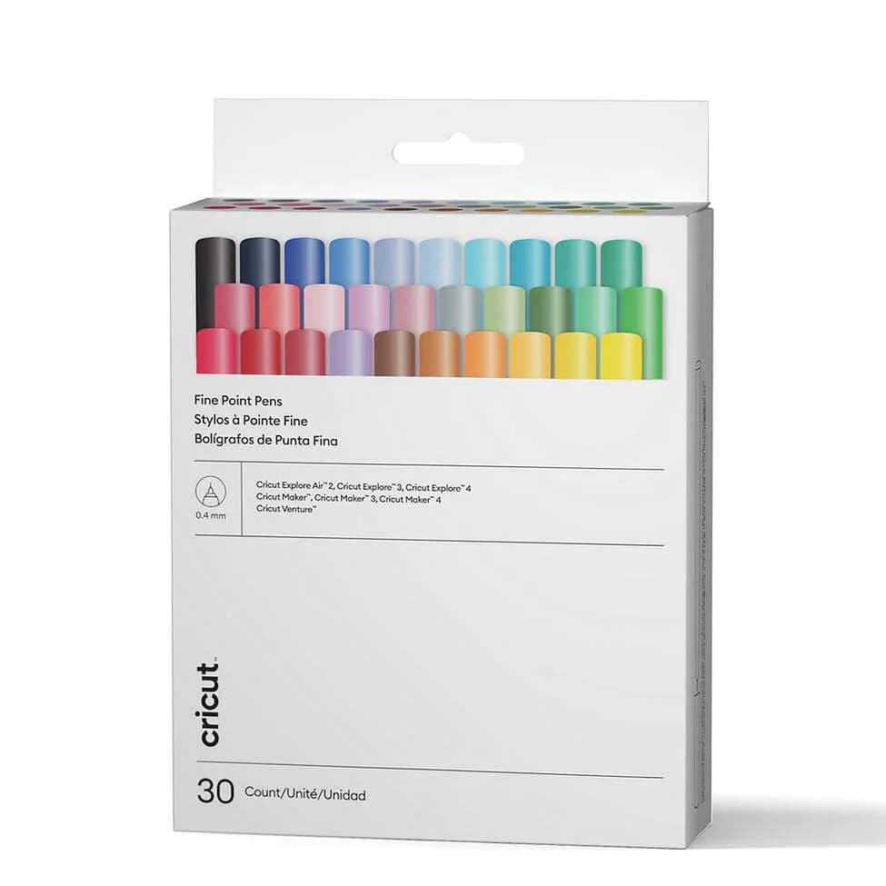 Cricut Explore/Maker Fine Point Pens 0,4 mm 30-pack