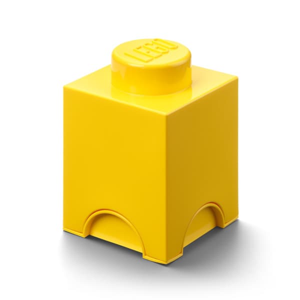 Room Copenhagen LEGO Storage Brick 1 yellow - RC40011732