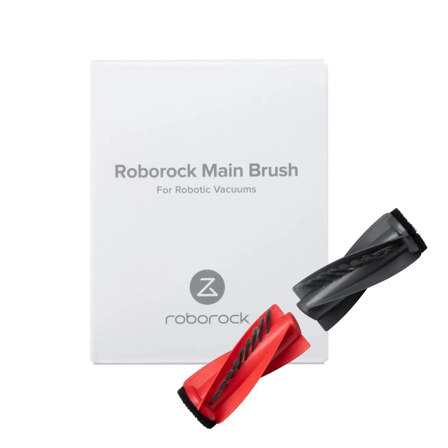 Roborock Duodivide -kumipääharja, musta, punainen