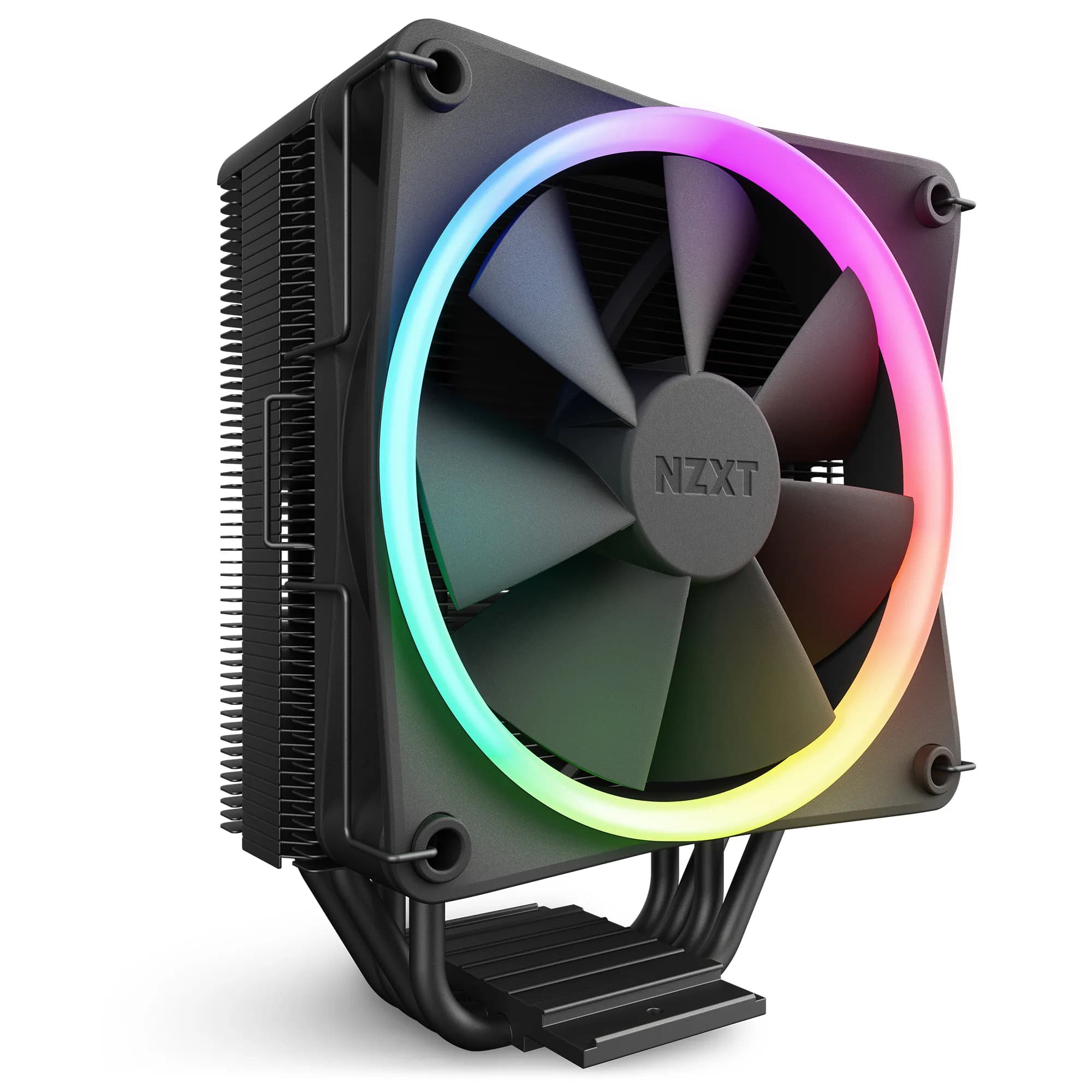 NZXT T120, 120 mm RGB -prosessorijäähdytin, musta