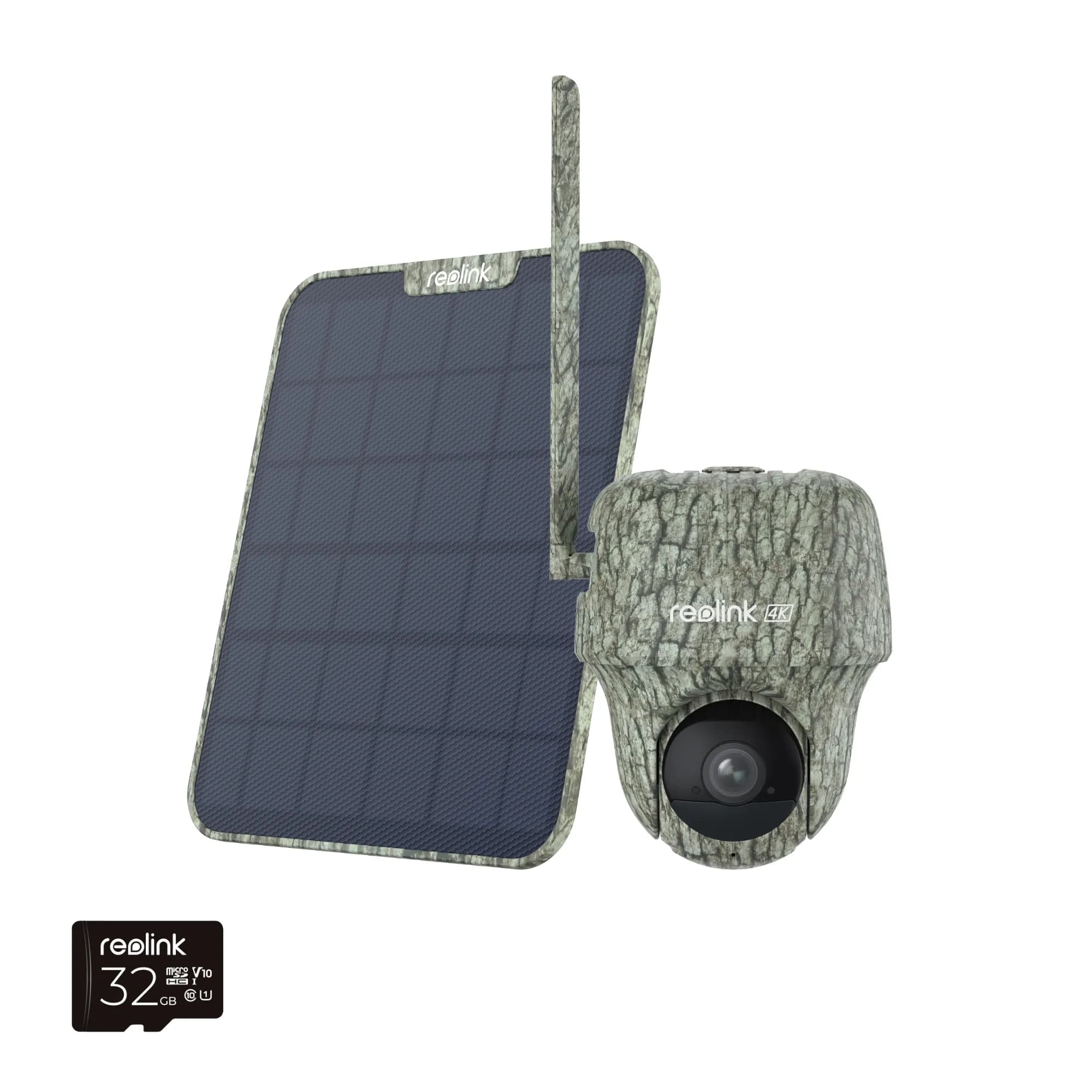 Reolink Go Ranger PT+Solar Panel 2 Reolink Cellular Trail Security Camera-Camoflage