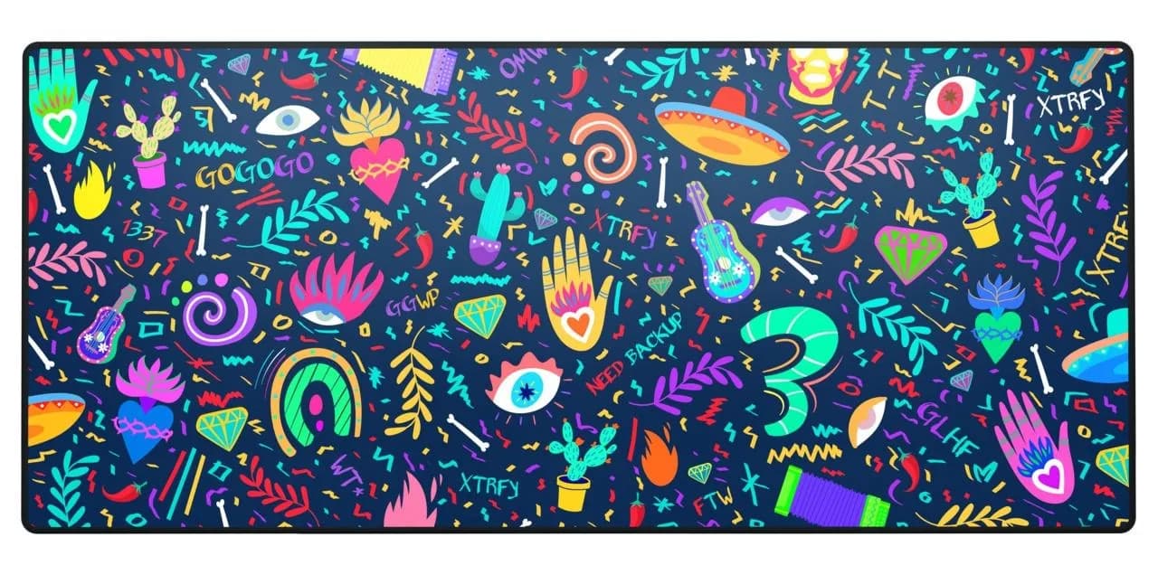 Cherry XTRFY GP5 XL -pelihiirimatto, 920x400 mm, Fiesta